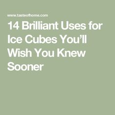 14 Brilliant Uses for Ice Cubes You’ll Wish You Knew Sooner Reheat Rice, How To Reheat Rice, Creamy Salad Dressing, Frozen Water, Hollandaise Sauce, Homemade Salad Dressing, Ice Melting, Ice Cube Trays, Water Can