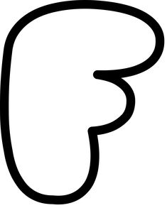 a black and white image of the letter p