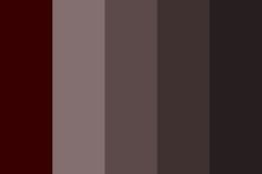 the color palette is maroon, brown, and black with some white on it's left side