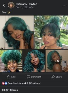 Hair Color Ideas For Black Hair Tips, Grey Curly Hair Black Women, Unique Hair Colors For Black Women, Hair Color Combinations For Black Women, Hair Dye Combos Black Women, Hair Color Combos Black Women, Different Hair Colors For Black Women, Color Hairstyles For Black Women, Color Combinations Hair