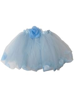 Light Blue Petal Tutu Skirt - Kids Size Tulle Basic Ballet Dance Costume Girls Tutus - Sydney So Sweet Princess Birthday Party Favors, Tutu Size Chart, Tutu Skirt Kids, Costume Tutu, Blue Tutu, Flower Girl Accessories, Kids Tutu, Girl Tutu Skirt, Clothes For Girls