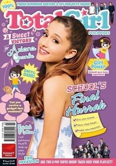 the front cover of teen girl magazine