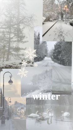 𝐰𝐢𝐧𝐭𝐞𝐫 Winter Phone Theme, Winter Aesthetic Collage, Snowy Aesthetic, Winter Background, Winter Scenery, Beautiful Hair, Winter Outfits, Wallpapers, Hair