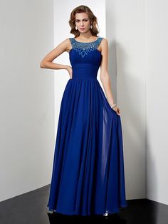 Prom Dress Royal Blue High Neck Sleeveless Empire Chiffon Long 2024 is very popular among our customers across the globe. Currently, we provide a wide range of colors and sizes for you, so you can choose what you like according to your special requirements! Product Details:Silhouette: Empire, Fabric: Chiffon, Neckline: High Neck, Sleeve: Sleeveless, Embellishment: Beading, Back Style: Zipper, Hemline Train: Floor-Length, Shown Color: Royal Blue Long Chiffon Dresses, Classy Prom, Fitted Prom Dresses, Royal Blue Prom Dresses, Chiffon Dresses, Affordable Prom Dresses, Chiffon Dress Long, Beautiful Prom Dresses, High Neck Sleeveless