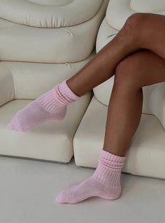 Slouch socks Ribbed material, slight stretch 100% cotton Pilates Socks, Ribbed Socks, Slouch Socks, Baby Crop Top, Pink Formal Dresses, Pretty Legs, White Socks, Cute Socks, Online Fashion Boutique