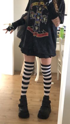 E Girl Outfits, Alt Clothes, Goth Outfits, Mode Inspiration