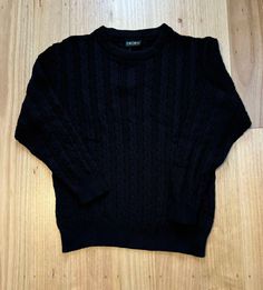 100% Cotton Cable Knit Jumper Unisex size Mens XL Made in Australia Overseas buyers: Please note that the buyer is responsible for any of their country's tariffs/duties/taxes Cable Jumper, Cable Knit Jumper, Knit Jumper, Cable Knit, Black Cotton, Sweater Outfits, Gender Neutral, Jumper, Art Collection