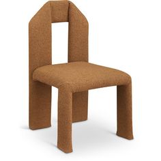 a chair made out of cardboard on a white background