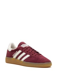 Adidas Handball Spezial "Shadow Red" Sneakers | Red | FARFETCH Adidas Handball Spezial, Adidas Handball, Handball Spezial, Chanel 2, Red Sneakers, Iconic Bags, Flat Boots, Exclusive Fashion, Ballet Flat Shoes