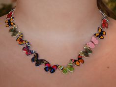 Super cute butterfly necklace perfect for any occasion! Great for every day use. Hypoallergenic! 100% percent handmade individually by me. It is lightweight and comfortable to wear. I am open to any requested changes or custom pieces. Message me if you have any questions! Multicolor Adjustable Butterfly Necklace For Gift, Adjustable Multicolor Butterfly Necklace Gift, Adjustable Butterfly Necklace For Gift, Adjustable Multicolor Butterfly Necklace For Gift, Multicolor Butterfly Charm Necklaces, Multicolor Butterfly Charm Jewelry, Handmade Adjustable Butterfly Necklace, Multicolor Butterfly Print Jewelry Gift, Unique Multicolor Butterfly Jewelry