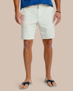 Men's Gulf 8 Inch Performance Golf Short | Southern Tide Sporty Golf Shorts For Summer, Sporty Summer Golf Shorts, Sporty Summer Golf Athletic Shorts, Sporty Summer Athletic Shorts For Golf, Summer Golf Shorts With 4-way Stretch, 4-way Stretch Golf Shorts For Summer, Summer Golf Bottoms Short Length, White Golf Bottoms For Summer, White Summer Golf Bottoms