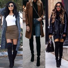 Vegan Suede Back Tie Over The Knee Boots Price Firm Modest Street Fashion, Thigh High Boots Outfit, Over The Knee Boot Outfit, Bota Over, High Heels Outfit, Black Boots Outfit, High Boots Outfit, Pastel Outfit, Black Boots Tall