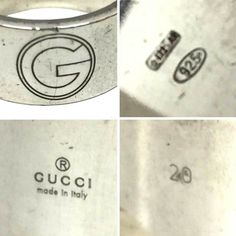 Gucci ring G AG925 silver #20 day size about 19 men'sBrand: GucciGender: MenMaterial: Silver 925Ring size (US): 9.5 Gucci Ring, Gucci Rings, 925 Ring, Timeless Handbag, Bags Designer Fashion, Exclusive Bag, 925 Silver Rings, Buying Gifts, Silver 925