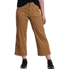 The light and loose KUHL Seaboard Crop Wide Leg Pant keeps us cool and comfortable all summer long. The soft stretch of the cotton-linen blend allows us to move naturally, with wide legs providing unrestricted comfort as we walk along seaside bluffs. UPF 50+ sun protection is made for bright, sunny days, and the breathable construction helps us stay cool in the mid-day heat. Beige Cropped Leg Wide Pants In Cotton, Beige Cropped Wide Leg Cotton Pants, Beige Cotton Cropped Wide Leg Pants, Comfortable Cropped Leg Cotton Pants, Comfortable Cotton Pants With Cropped Leg, Comfortable Cotton Cropped Leg Pants, Comfortable Cropped Cotton Pants, Casual Beige Cropped Wide Leg Pants, Comfortable Brown Cotton Bottoms