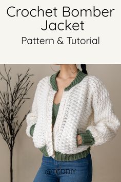 Modern and Stylish Crochet Patterns here! Check out our go to crochet patterns to fill up your closet! Crochet Sweater Ideas, Bralette Pattern, Comfy Jackets, Gilet Crochet, Crochet Spring