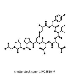 the structural structure of benzolene is shown in black and white, on a white background