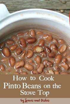 how to cook pinto beans on the stove top