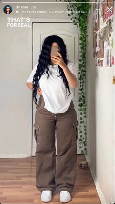 Pakaian Hipster, Curvy Casual Outfits, Outfits Gorditas, Plus Size Baddie Outfits, Casual Chic Outfits, Streetwear Mode, Tomboy Style Outfits, Looks Street Style, Classy Casual Outfits