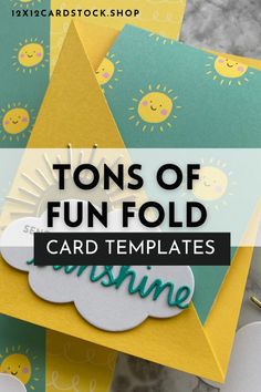 tons of fun fold card templates for kids to make