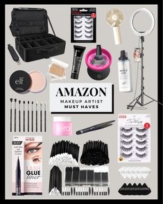 Makeup Kit Must Haves, Make Up Artist Must Haves, Makeup Artist Set Up, Makeup Artist Must Haves, Brooke Henderson, Mua Kit, Mua Tips, Makeup Necessities