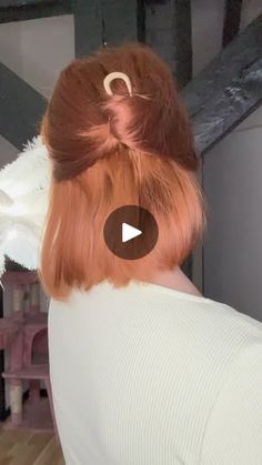 11K views · 609 reactions | Hair Needle Half Up✨🤍🫶

#shorthair #shorthairstyles #viral #hairneedle #updo #hairupdo #halfuphairstyle #hairtutorial #hairstyleideas #hairaesthetic #hairdo #copperhair #hairtrick #hairtipsandtricks #hairhacks #haarnadel #hairpinhair | Janna Lange Hair Needle, Copper Hair, Half Up Hair, Half Up, Hair Updos, Hair Hacks, Hair Tutorial, Hair Pins, Short Hair Styles