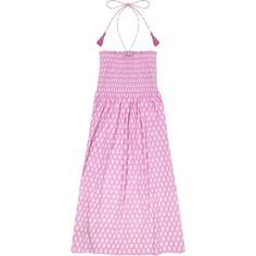 The Oceane Women's Smocked Tie Beach Dress is a must-have for your summer wardrobe. Featuring a smocked top, you'll look glamorous with its flattering fit and side slits. Versatile enough to wear as a dress, skirt, or strapless, this chic beach coverup is perfect for all your adventures. 100% cotton voile. | Mer St. Barth | Women's Oceane Ikat Smocked Tie Strapless Print Beach Dress, (Pink, Size Large) | Maisonette collects the best children’s products from around the world (unlike Zulily, Etsy, The Tot, Farfetch Kids, Childrensalon, Crate and Kids, Kohls, Wayfair, Buy Buy Baby, Nordstroms, Mini Boden, J.Crew Factory, or PotteryBarn Kids), creating a curated shopping experience for you. Think of us as your shortcut to fashion for litte ones! Printed Beach Dresses, Smocked Top, Ikat Pattern, St Barth, Buy Buy, Buy Buy Baby, Cotton Voile, Mini Boden, Dress Pink