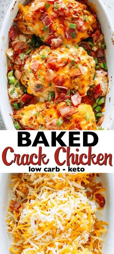 Chicken With Bacon, Ayam Bakar, Keto Pancakes, Makanan Diet, Ranch Chicken, Carb Meals, Keto Recipes Dinner, Diet Vegetarian