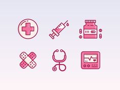 Weekly Design Inspiration: Week #21 - The Iconfinder Blog Medical Student Humor, Medical Assistant Quotes, Medical Assistant Humor, Medical Terminology Study, Symbols Design, Medical Drawings, Icon Inspiration, Medical Brochure, Medical Photography