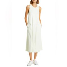 Score Both A Modern And Comfortable Look In One With This Contemporary Maxi Dress With Handy Pockets And Ribbed Trims. Nordstrom Cotton Spring Dress, Nordstrom Spring Midi Dresses, Nordstrom Casual Summer Dresses, Nordstrom Knee-length Spring Dress, Nordstrom Spring Dresses, Nordstrom Casual Fitted Dress, Knit Maxi Dress, Maxi Knit Dress, Nordstrom Dresses