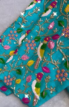 Multi Colour Maggam Work Blouses, Magam Blouse Designs Latest, Pattu Blouse Design Models Latest, Beads Work On Blouse, Magam Work Designs, Blouse Works, Maggam Work Designs, Cutwork Blouse, New Saree Blouse Designs