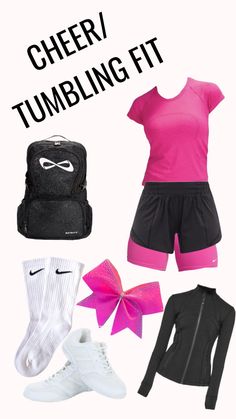 Cheer/ tumbling fit Tumbling Outfits, Cheer Tumbling, Cheer Games, Competition Outfit, Dance Style Outfits