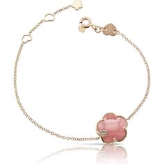 Pasquale Bruni  - Petit Joli Bracelet in 18k Rose Gold with Pink Chalcedony, White and Champagne Diamonds Nature And Women, Bracelets Rose Gold, Lovisa Jewellery, Chalcedony Bracelet, Jewelry Chains, Jewellery Bracelets, Pasquale Bruni, Pink Chalcedony, Message Bracelet