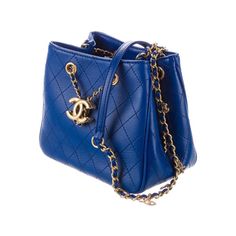 Chanel Blue Calf Skin Egyptian Charms Bucket Shoulder Bag Condition: Pristine ! Like New ! Tags Attached Details: Comes As A Full Set Interlocking Cc Logo & Quilted Pattern Gold Tone Hardware Chain Link Accents Cross Grain Lining And Single Interior Pocket Open Top Depth 4” Width 7” Height 5.75” Shoulder Strap Drop 22” Luxury Blue Shoulder Bag For Shopping, Luxury Blue Bags For Everyday, Luxury Blue Shoulder Bag For Formal Occasions, Blue Evening Shoulder Bag, Blue Shoulder Bag For Everyday Luxury, Designer Blue Bag For Formal Occasions, Chanel Blue, Quilted Pattern, Luxury Purses