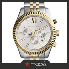 in stock Modern Michael Kors Chronograph Watch, Classic Michael Kors Chronograph Watch, Michael Kors Silver Watch Metal Dial, Michael Kors Silver Watch With Metal Dial, Classic Silver Michael Kors Watch, Michael Kors Chronograph Watch For Formal Occasions, Luxury Michael Kors Chronograph Watch With Round Dial, Michael Kors Silver Watches With Subdials, Luxury Michael Kors Chronograph Watch