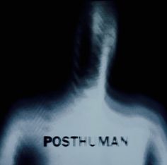 the back of a man's body with the word posthum on it