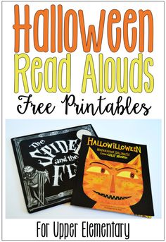 halloween read alouds and free printables for upper elementary students