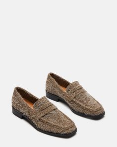 PARLOUR Grey Suede Square Toe Loafer | Women's Loafers – Steve Madden Tailored Design, Grey Suede, Women's Loafers, Gray Suede, Suede Shoes, Elevate Your Style, Loafers For Women, Loafer Flats, Steve Madden