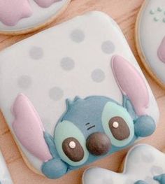 some cookies decorated to look like cartoon characters