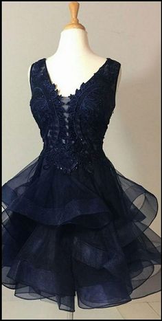 Homecoming Dresses Navy Blue, Homecoming Dresses Navy, Navy Blue Homecoming Dresses, Navy Homecoming Dress, Dresses Navy Blue, Blue Homecoming Dresses, Bridal Dresses Lace, Prom Dresses Sleeveless, Applique Dress