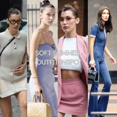 Soft Summer Color Analysis: Finding Your Perfect Palette – Four Seasons Studio Soft Summer Pink Outfit, Soft Summer Office Outfit, Summer Color Analysis Palette, True Summer Neutrals, Soft Summer Outfits Wardrobes, Emilia Clarke Soft Summer, Created Colorful Soft Summer, Cool Muted Light Summer