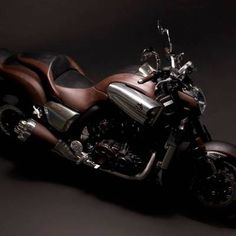 a motorcycle is shown on a black background