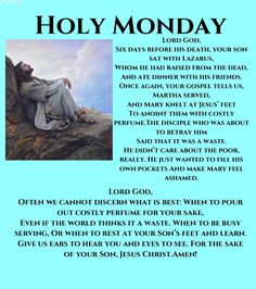 Lenten Prayers Catholic, Lent Preparation, Palm Sunday Quotes, Holy Monday, Caring Quotes, Lent Ideas, Lent Devotional, Catholic Lent