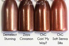 ZOYA Cinnamon comparison dupe Nail Swatches, Get Nails, I Feel Pretty, Feel Pretty, Nail Color, Nail Polishes, Pretty Things