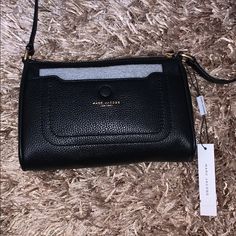 Black Leather Purse By Marc Jacobs. Has Been Sitting In Closet Unused. Got It From Nordstrom’s Bags Marc Jacobs, Marc Jacobs Purse, Black Leather Purse, Jacob Black, Marc Jacobs Bag, Leather Purse, Kate Spade Crossbody, Got It, Leather Purses