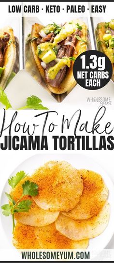 the menu for how to make jalapeno tortillas