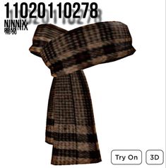 an image of a scarf on a white background with the text,'11 02 012