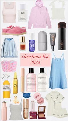 the christmas list is full of beauty products