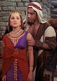 an image of a man and woman dressed in ancient clothing with caption that says, baby, don't you know i respect you?