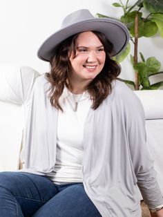 The I've Got You Babe Hat is wide brim fedora style hat that is a woven felt material with a faux leather band. Simply sophisticated! Item cannot be personalized. The brim is 3.5"wide. Wide Brim Fedora, Felt Material, Wide Brimmed, Leather Band, Panama Hat, Hat Fashion, Fedora, Faux Leather, Grey