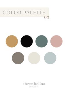 the color palette for three helios